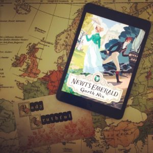 #augustofpages - laid back reads | Newt's Emerald by Garth Nix